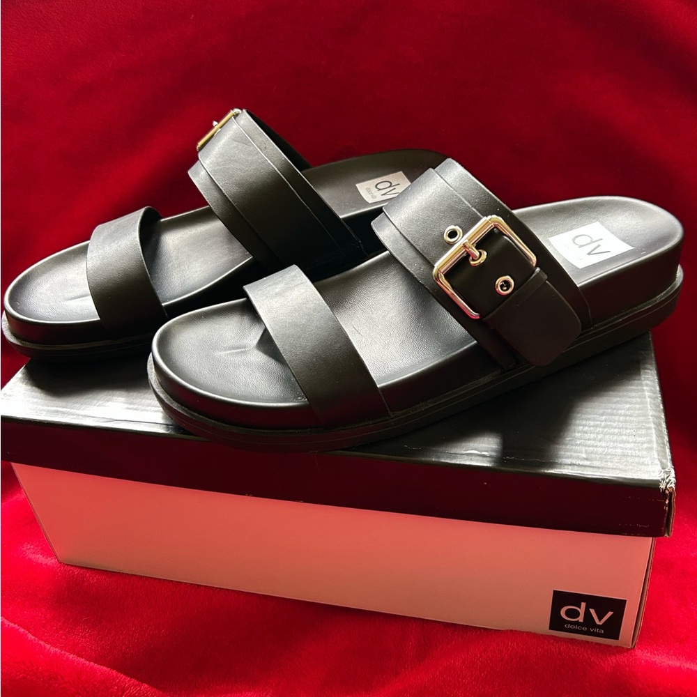 DV by Dolce Vita Almany Black Sandals